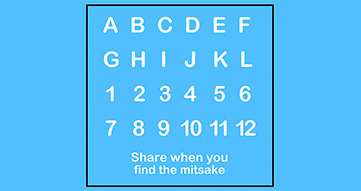 Can you find the mistake in this picture?